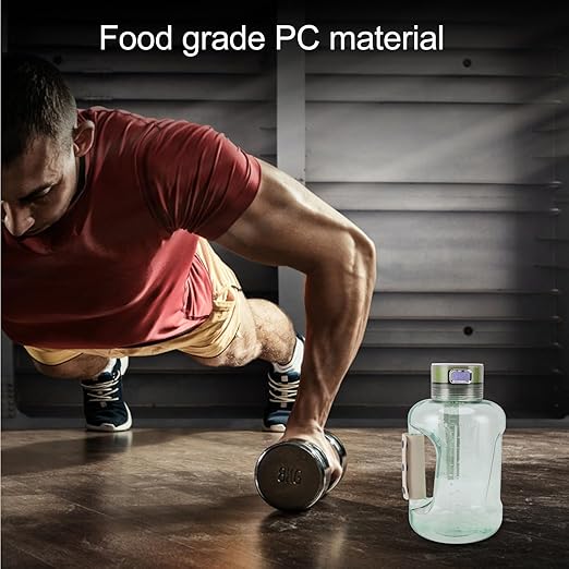 Hydrogen Water Bottle, Portable Leakproof Hydrogen Rich Water Generator, Rechargeable Sports Kettle for Family Fitness Office Travel Daily, 1.5L (Light Green)
