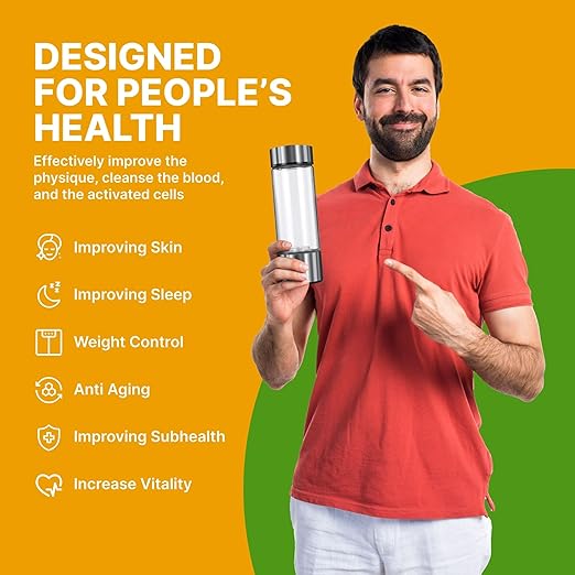 Hydrogen Water Bottle, Hydrogen Bottle, Hydrogen Bottle Water, Hydrogen Water Bottle Glass, Hydrogen Water Bottle Generator 420ml