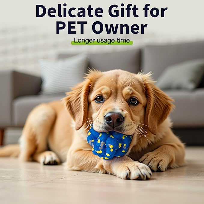 Upgrade Dog Balls Interactive Toys for Aggressive Chewers, Indestructible Tennis Durable Bouncy for Fetch Game, Lightweight Floating, 4pcs