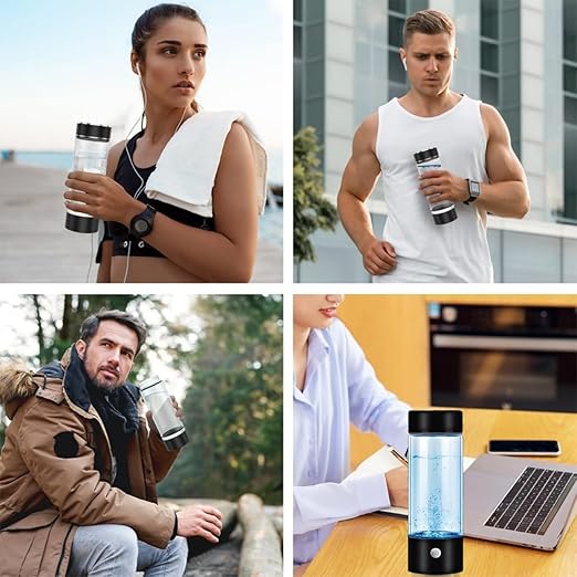 Hydrogen Water Bottle, Hydrogen Water Generator with PEM SPE Technology,Hydrogen Water for Home, Office, Daily Drinking