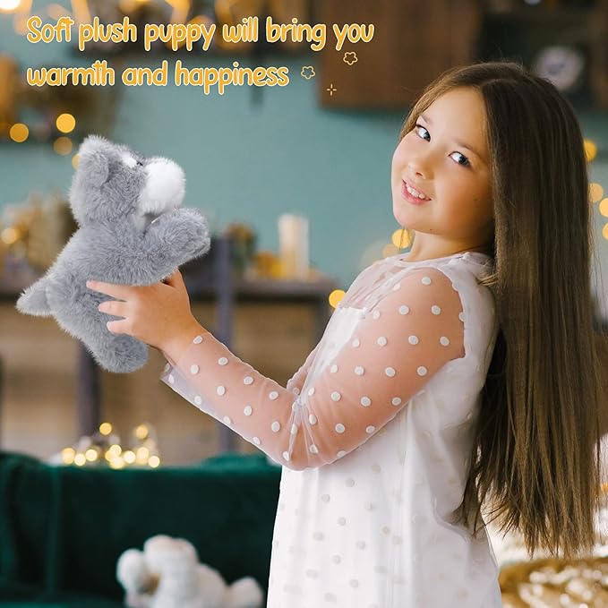 6 Pcs 8 Inch Stuffed Animal Plush Dog Puppy Soft Plush Pillow Toy Fluffy Puppy Set for Kids Girls Dog Theme Party Favor Birthday Baby Room Home Decor(Mixed Style,Mixed Color)