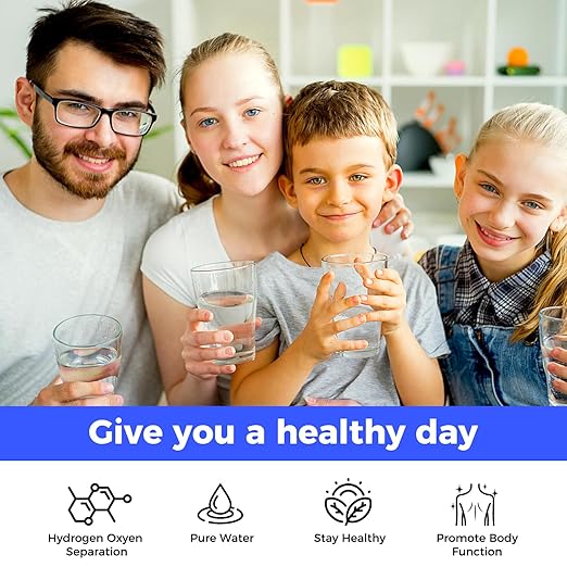 Hydrogen Water Bottle, Hydrogen Water Bottle Generator with SPE Technology Water Ionizer, Hydrogen Water Machine Improve Water in 3 Minutes for Home, Office, Travel, Exercise, TypeC