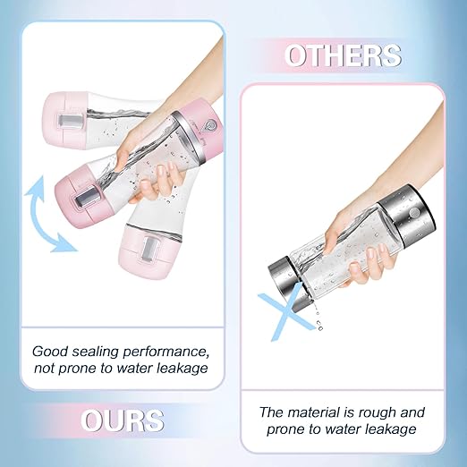 Hydrogen Water Bottle, Hydrogen Water Bottle Generator, Improve Water in 3 Minutes Hydrogen Water Machine, Suitable for Home, Office, Travel, Exercise, Gift for Love