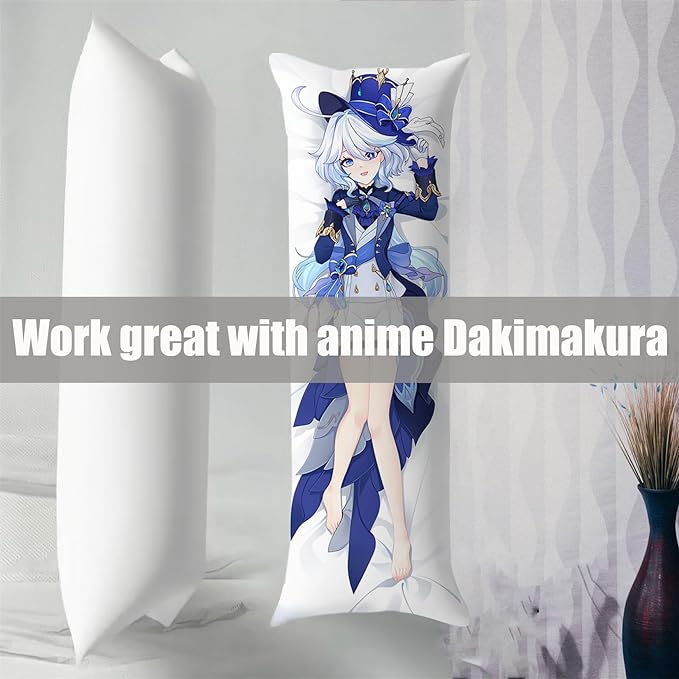 Side Sleeper Pillow Inner 63''x20'' Hugging Body Pillow Insert Extra Long Throw Pillow Core (63x20 in)