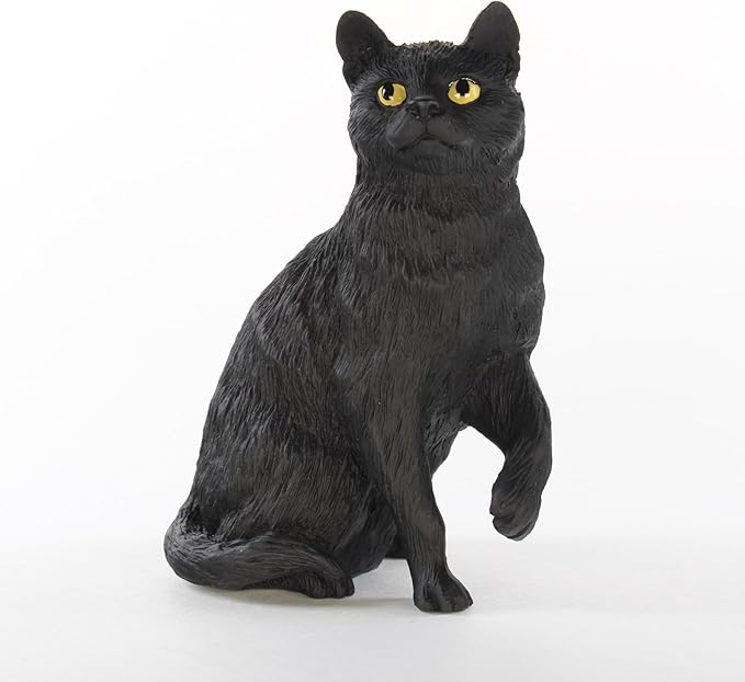 Shorthair Black Cat Figurine