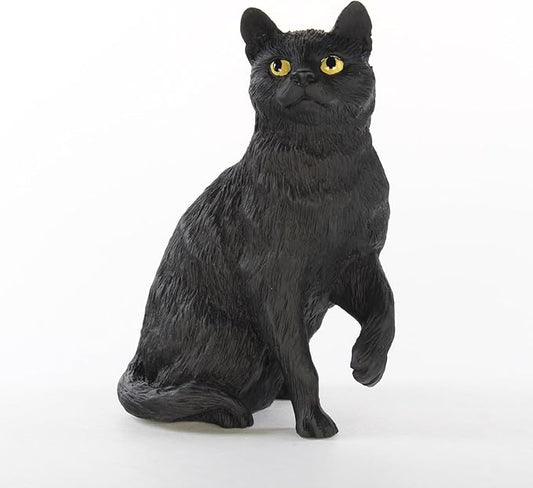 Shorthair Black Cat Figurine
