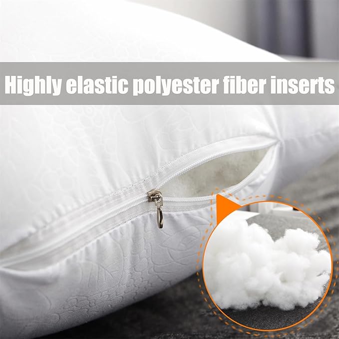 Side Sleeper Pillow Inner 63''x20'' Hugging Body Pillow Insert Extra Long Throw Pillow Core (63x20 in)