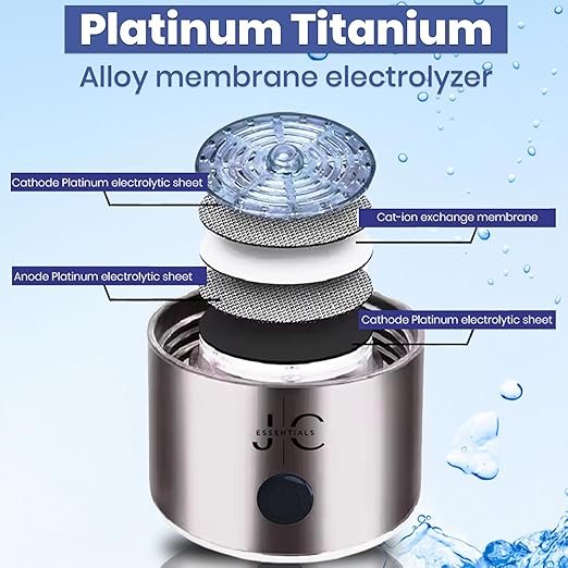 Hydrogen Water Bottle Generator: Up to 2PPM Portable, Elegant Water Ionizer, Quick 3-min Electrolysis Hydrogen Water Machine, Lightweight Hydrogen Water Generator, Ideal Health Gift.