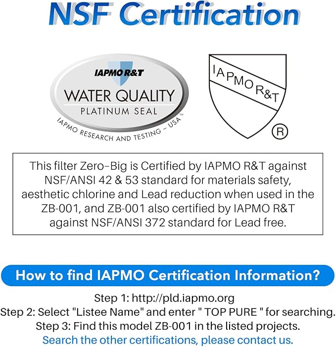 ICEPURE NSF53&42 5-Stage Pitcher Water Filter Replacement for ZERO ZR-001, ZR-003, ZR-017,ZP-007RP, ZD-013W, ZS-011RP, ZD-012RP, Pitchers and Dispensers Replacement [2 Pack]