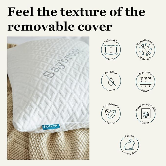 Saybrook Adjustable Pillow