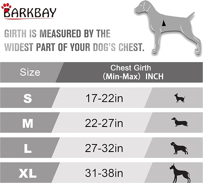 BARKBAY No Pull Dog Harness Front Clip Heavy Duty Reflective Easy Control Handle for Large Dog Walking(Blue,XL)