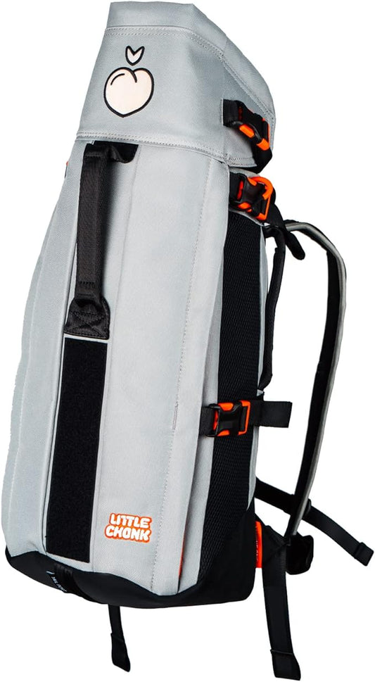 The Maxine One Medium Dog Carrier by Little Chonk | Dog Backpack Carrier for Medium Sized Breeds | Adjustable Front Facing Pet Carrier for Travel | Dog Hiking Backpack - Chonkcrete Gray