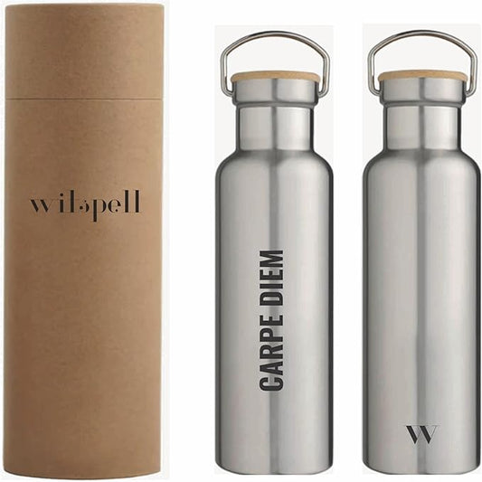 Insulated Water Bottle 16oz | Stainless Steel Water Bottle | Insulated Water Bottles | Travel Water Bottle | Metal Water Bottle | BPA-Free | Reusable Water Bottle 500 ml | Perfect for School