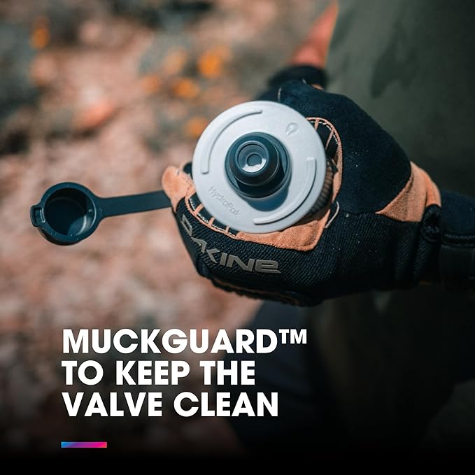 HydraPak Breakaway+ 30oz / 880ml Filtered Squeeze Water Bottle - For Cycling, Hiking, & More - Fits Bike Cages & Backpack Pockets, Integrated Water Filter, BPA-Free