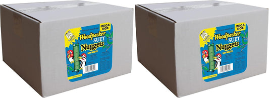 C&S Wild Bird Woodpecker Suet Nuggets Mega Box, 8 Pounds (Pack of 2)