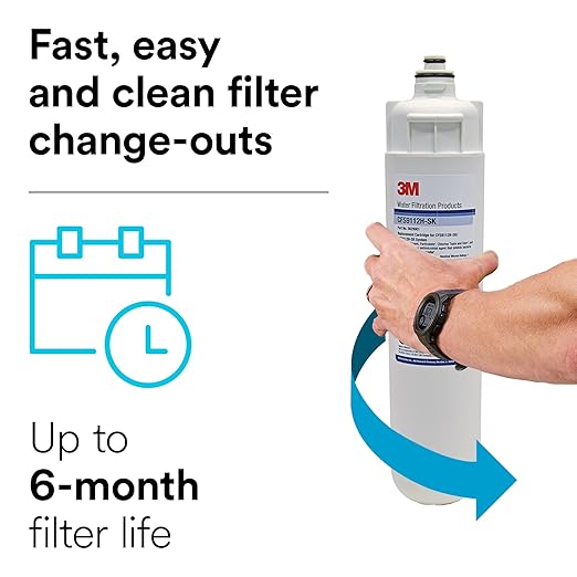 3M 9000H Series Retrofit Filter Cartridge CFS9110H-S, 5630101, Standard Length, 5 um NOM, 2.0 gpm