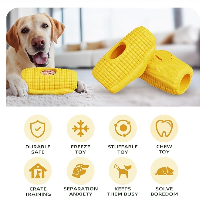 Multi-Functional Interactive Dog Toys for Aggressive Chewers, Indestructible Dog Toys for Small/Medium/Large Breeds,Frozen Dog Treat Holder to Keep Them Busy,Reduces Anxiety(Pack of 1)