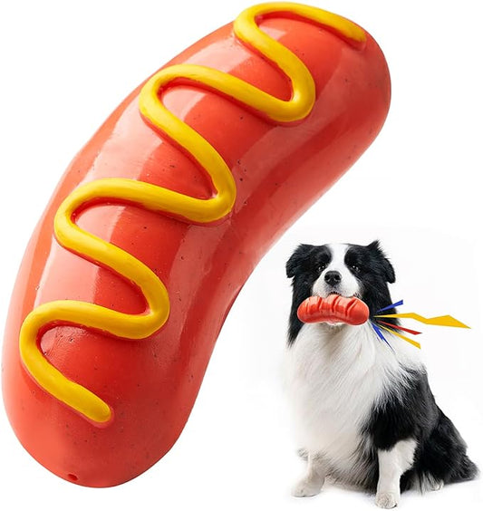 LiuMelinda Dog Chew Toys for Aggressive-Chewers - Indestructible Dog Toy for Aggressive Chewer，Tough Chew Toys for Dogs （Rubber）