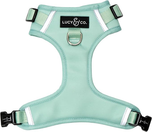 Lucy & Co. The Spring Green No-Pull Dog Harness - Size Large - Vest to Stop Pulling & Walk Easy - Comfortable Leash Training Product w/Adjustable Chest & Neck Straps