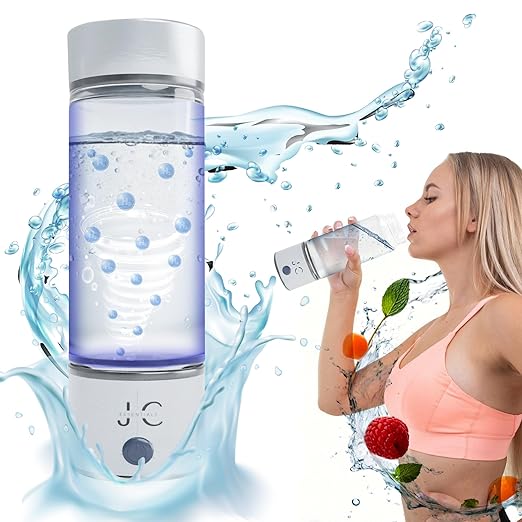 Hydrogen Water Bottle Generator: Up to 2PPM Portable, Elegant Water Ionizer, Quick 3-min Electrolysis Hydrogen Water Machine, Lightweight Hydrogen Water Generator, Ideal Health Gift.