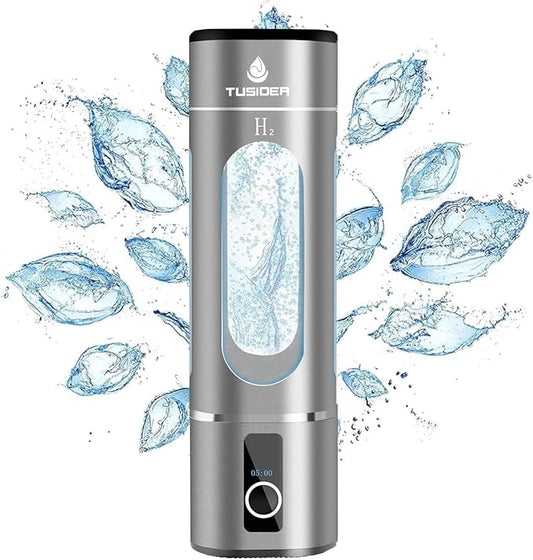 Hydrogen Water Bottle-2024 Advanced 6000ppb Hydrogen Ionized Alkaline Water Generator，Chlorine-Free，SPE/pem Technology，Dupont Membrane，Enhances Metabolism & Immunity. Perfect Health Gift