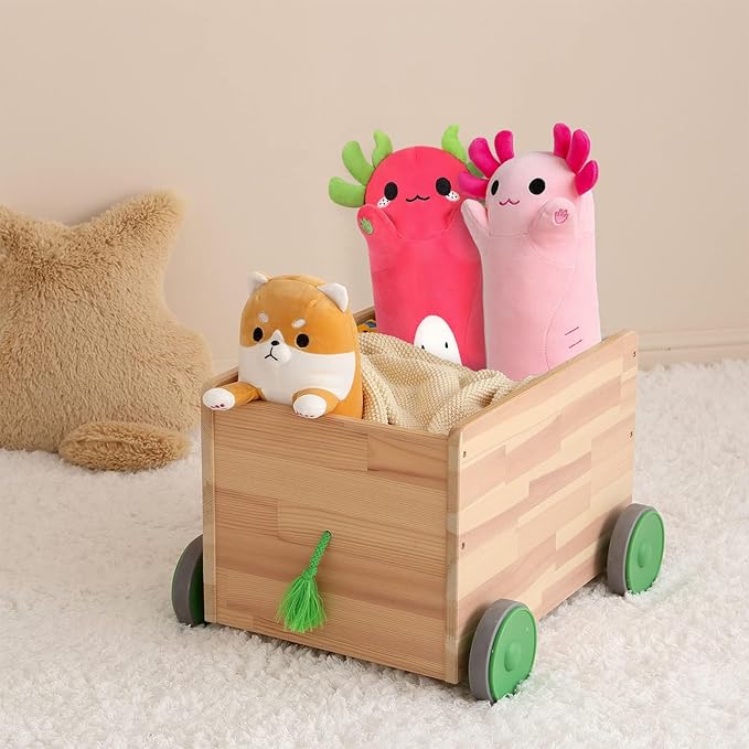 PEACH CAT Long Dragon Fruit Axolotl Stuffed Animal Kawaii Pitaya Axolotl Plush Pillow Toy for Girls and Boys 27.5"