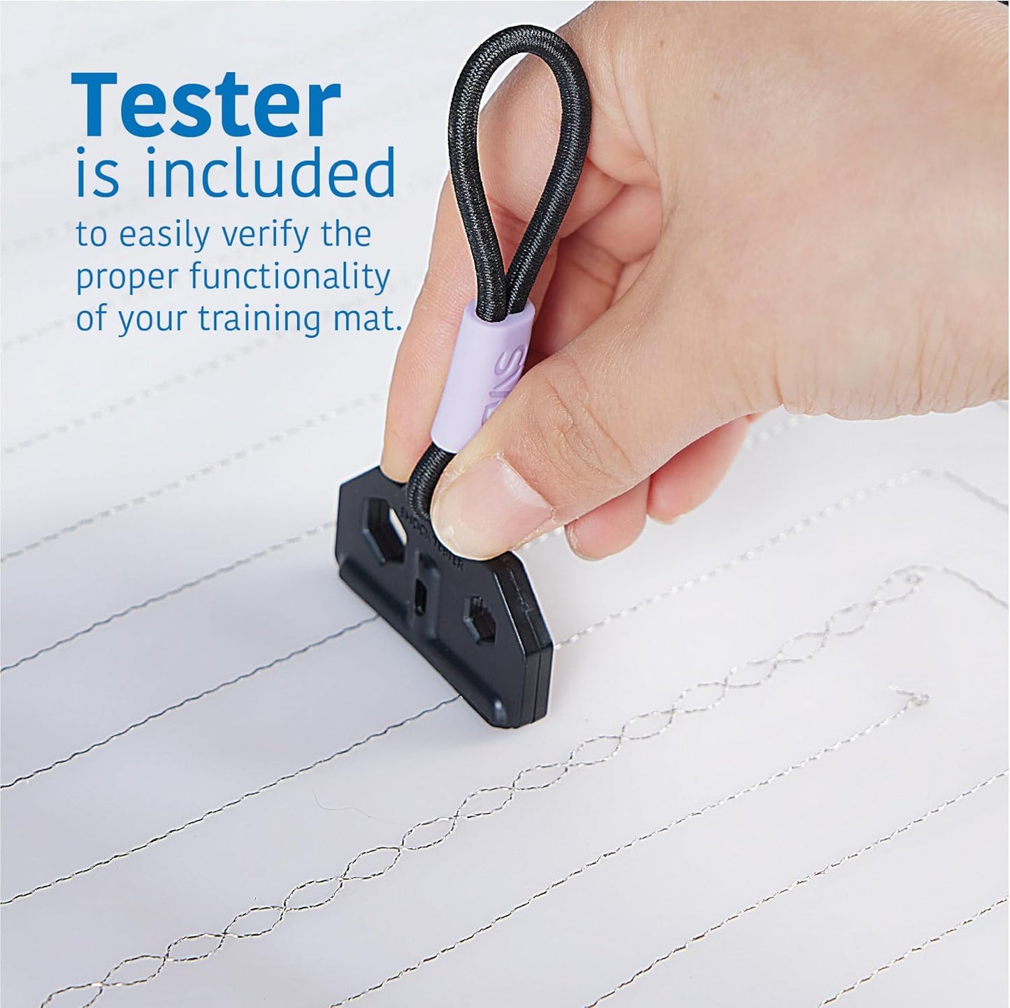 SVD.PET (2-Pack Pet Training Mat with Tester, Shock Pad for Dogs Cats, Electronic Repellent mat for Indoor, 3 Training Modes, 5 Levels, Pet Safe Mode (White controler 60" X 12")