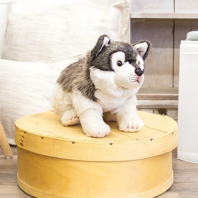 Nat and Jules Waiting Large Wolf Friend Children's Plush Stuffed Animal Toy