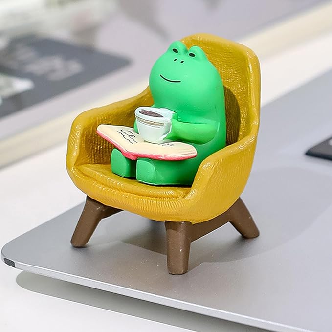 Miniature Frog Figurines Frog Figurine Frog Gifts for Women Frog Decor Desk Accessories for Home Office
