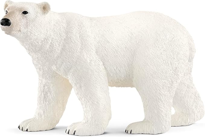 Schleich Wild Life - 4 PC Bear Figure Toy Playset - Realistic Panda, Koala, Grizzly and Polar Bear Figurine for Kids and Toddlers - Educational Animal Toys for Boys and Girls Ages 3+ - 77589