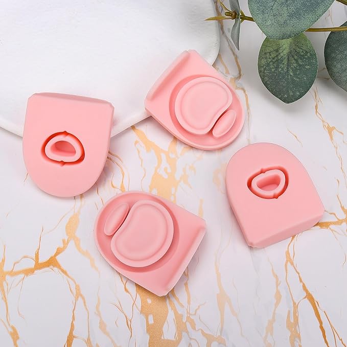 4Pcs Replacement Stopper for Owala Free Sip 24oz 32oz Water Bottle, Silicone Anti-Spill Bottle Top Lid Stopper,Replacement Seal Gaskets, Owala Water Bottle 19oz 40oz Accessories,Pink