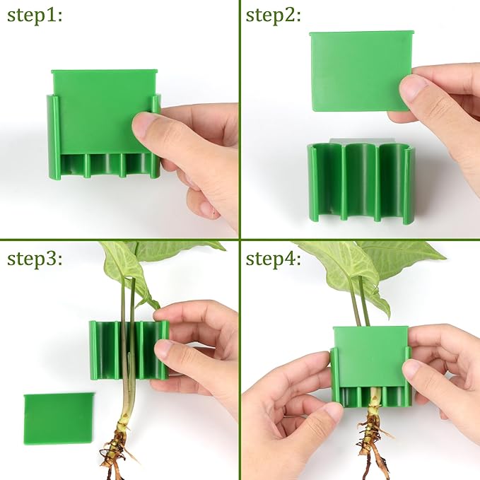 2Pcs 3 Holes Upgraded Aquatic Plant Cup Aquarium Plant Holder for Tank, Hanging Aquarium Plant Holder, Aquarium Aquatic Plant Cultivation, Aquarium Plant Decoration.