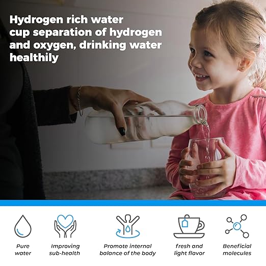 Hydrogen Water Bottle - Hydrogen Generator Water Bottle - Nitrogen Water Bottle - Water Ionizer - Ion Bottles Hydrogen Water Ionizer - Hydrogenated Water Bottle - Oxygen Water Bottle