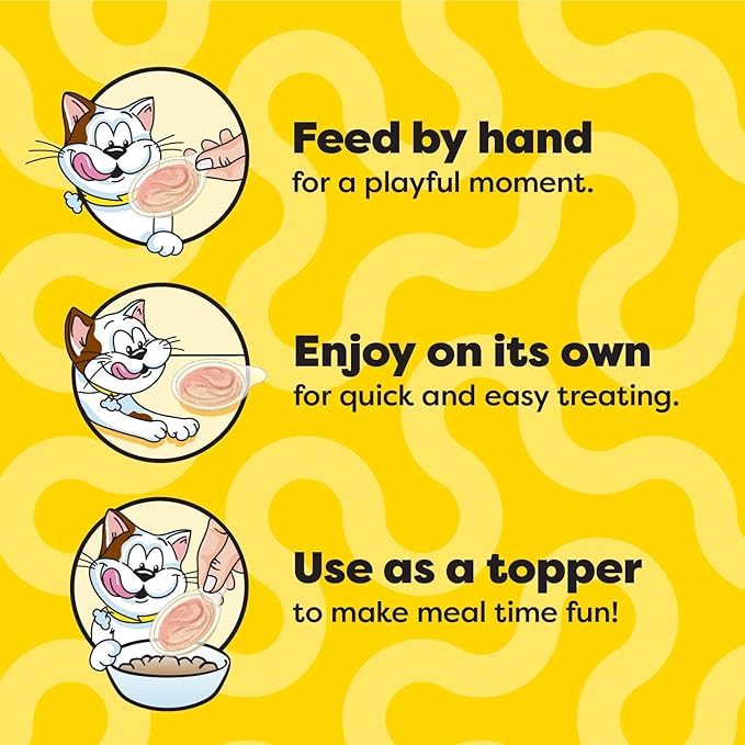 Temptations Lickable Spoons Adult Wet Cat Treats, 72 Spoons, Variety Pack