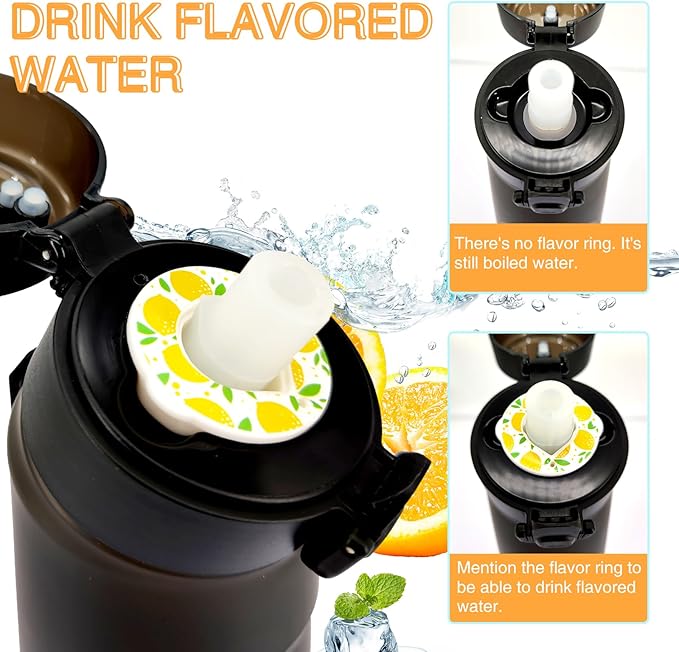 Air Water Bottle,750ML Scent Water Cup with 3 Flavour Pods,Leak Proof Sports Water Cup with Straw Suitable for Outdoor Sports,Gifts From Friends, Birthday Gifts (New Black + 3pods)