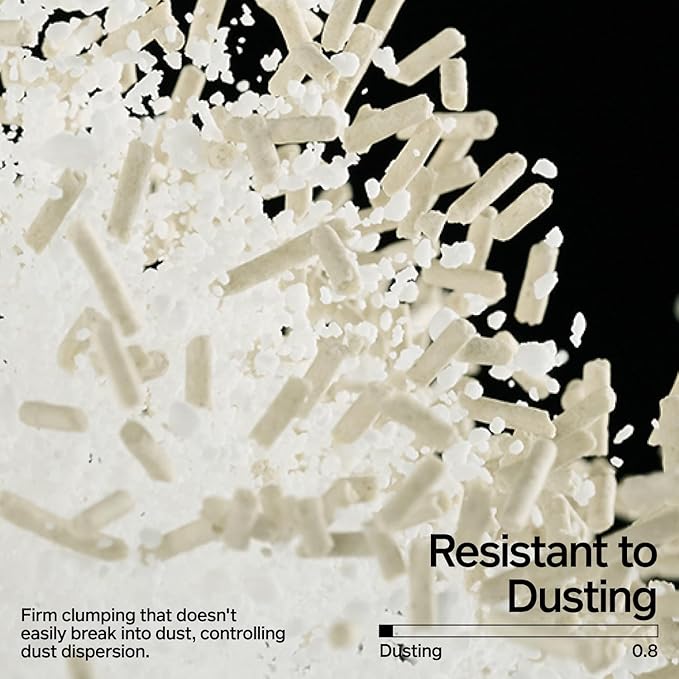 pidan Cassava Cat Litter with Tofu Litter 3:7 clumping,Odor Control,Plant-Based Natural Ingredients,Ultra Absorbent and Fast Drying,Low Dust,Scented (5.3lb/Bag×1bag)