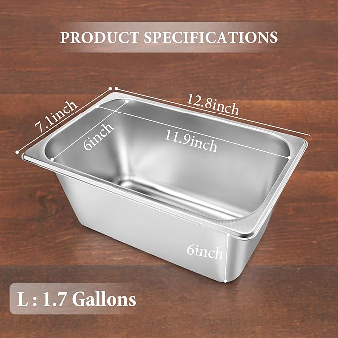 Ice Bucket, Stainless Steel Ice Buckets for Parties for Wine Beer Champagne Large Size Beverage Tub, Ice Cube bin for Storing ice Cubes