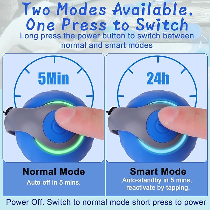 Interactive Cat Toy Ball - Motion-Activated, USB Rechargeable Cat Toys for Indoor Cats with Anti-Scratch Cover & 2 Changeable Tails - Enrichment Toy for Active Cats & Kittens