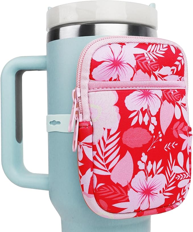 MLKSI Water Bottle Zipper Pouch for Stanley Cup Accessories, Cute Storage Bags for Stanley Tumbler with Handle, Gym Accessories for Simple Modern 40 oz Tumbler with Handle Stanley Bottle