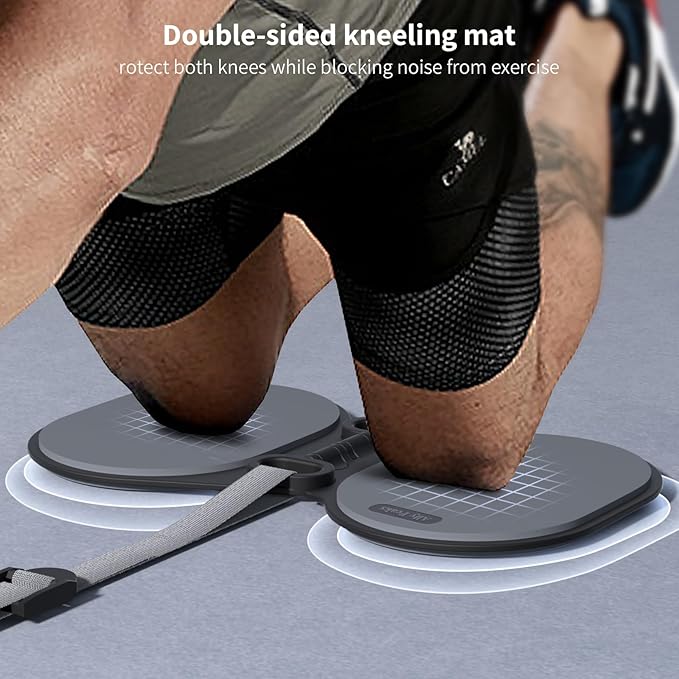 Ally Peaks Ab Roller Wheel with Adjustable Resistance，Automatic Rebound Abs & Core Workout Equipment for Beginners，All Levels & Post-Exhaustion Detachable Strength Training with Knee Pad.Ab wheel roller for men women