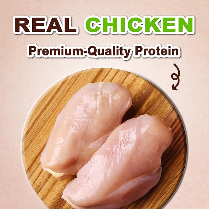 AFreschi Natural Chicken Sliced 24 oz, All Natural, Grain-Free, High-Protein, Healthy & Easily Digestible, Soft Texture