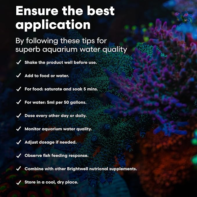 Brightwell Aquatics GarlicPower Garlic Extract for Aquarium Fish Food – Enhances Feeding Response – Boosts Nutrition – Ideal for Marine & Reef Tanks, 125 ml