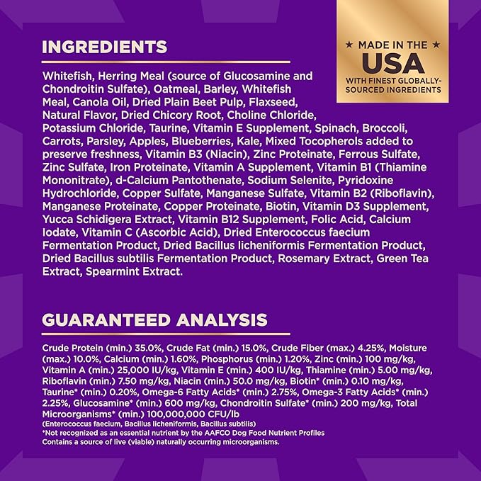 Wellness CORE+ Dry Dog Food with Freeze Dried Pieces, Wholesome Grains, High Protein, Natural, Ocean Whitefish & Herring Recipe, (18-Pound Bag)