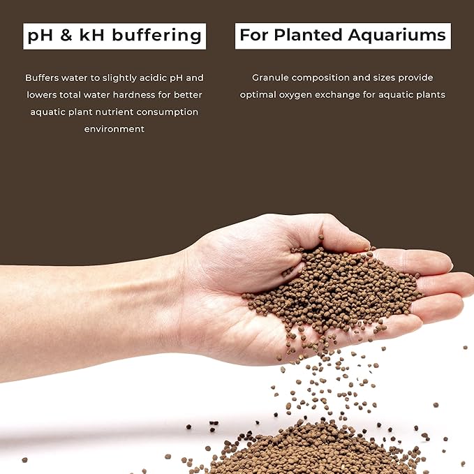 Ultum Nature Systems Controsoil - Freshwater Aqua Soil Substrate for Fish, Shrimp, Live Plant Propagation and Aquascaping - 6.8pH Low Ammonia, Volcanic Ash - Brown, Fine (3 Liter | 6LB)