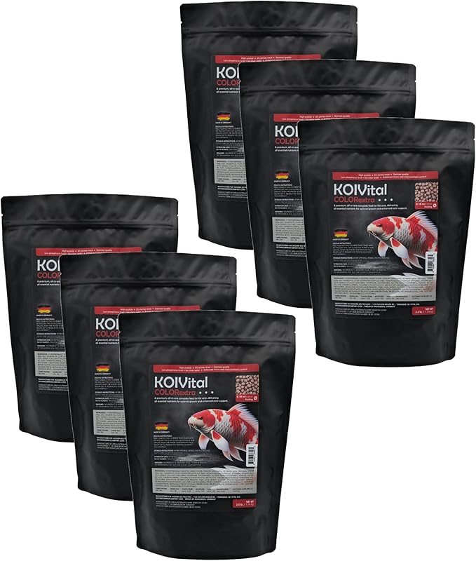 Koi Vital Color Extra Swim Fish Food (6 Pack 2.5lb)