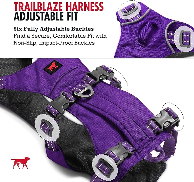 Tuff Pupper Escape Proof Dog Harness for Extra Small Dogs | No Pull Lightweight Adjustable Harness | No Escape Multifunctional Outdoor Pet Gear | Strong Durable Breathable | Secure Comfortable Fit