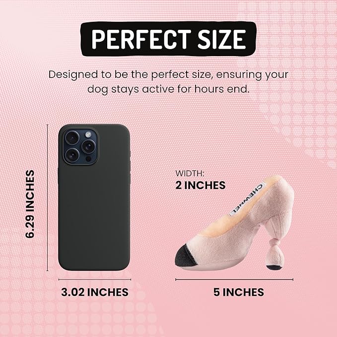 Dog Diggin Designs Runway Pup Collection | Unique Squeaky Plush Dog Toys – High Heel Essentials