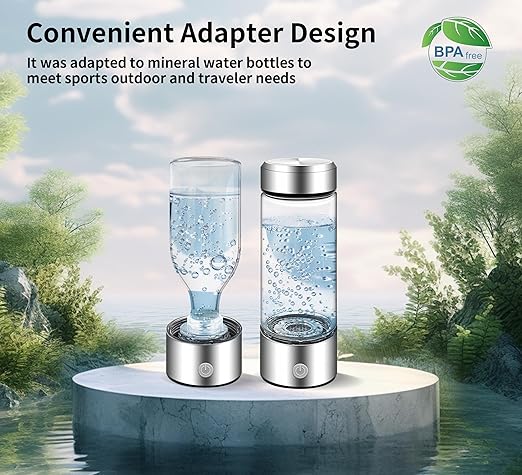 Hydrogen Water Bottle, Premium Hydrogen Water Bottle Generator, Suitable for Home, Travel, Sports and Healthy Gifting