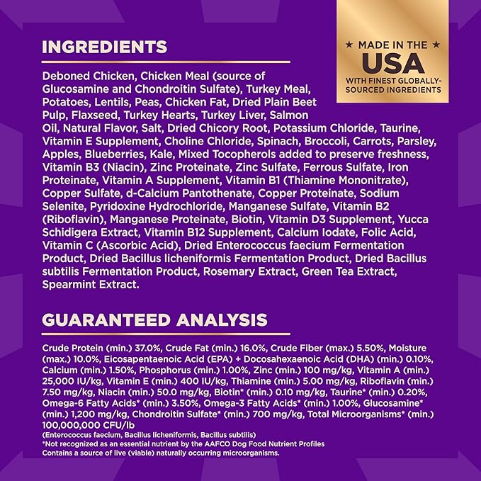 Wellness CORE+ Puppy Dry Dog Food with Freeze Dried Pieces, Grain Free, High Protein, Natural, Chicken & Turkey Recipe, (10-Pound Bag)