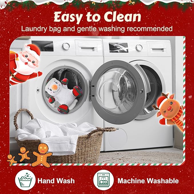 Squeaky Dog Toys, Dog Chew Toys with Crinkle Paper for Puppy, Small, Medium, Large Dogs, Interactive Pet Holiday Toys for Training and Reducing Boredom